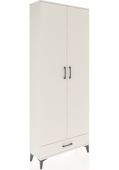 Arges Dolap 3 Raflı Tek Çekmeceli Tek Askılı 88x30x221 Aytaşı-aytaşı Aytası