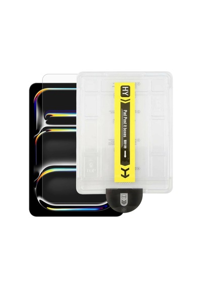 İpad Pro 11 2025 / 2024 Uyumlu Uygulama Aparatlı Temperli Ekran Koruyucu Kırılmaz Cam