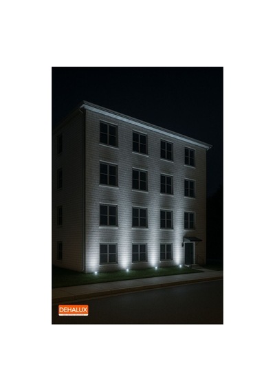 20cm 6w Led Wallwasher Beyaz 6500k Dış Cephe, Minare, Bahçe Aydınlatma Iç-dış Kullanım Ip65