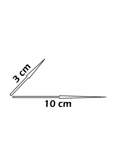 Pastane, Cafe, Hediyelik Eşya L Tip Föylük Etiketlik L103 10 X 3 Cm -150 Adet Çok Renkli