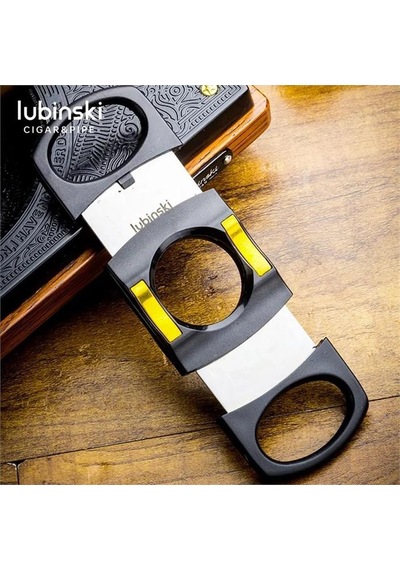 Lubinski Plastik Standlı Puro Kesici Siyah/gold 60 Ring Lb-357