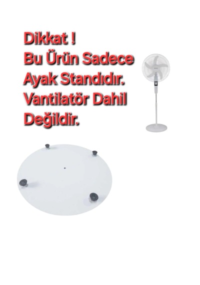 Skytech Stf 1804 Vantilatör Ayak Standı Beyaz