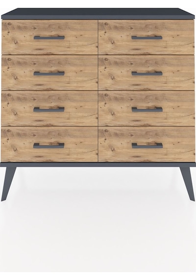 Arges Şifonyer 8 Çekmeceli 88x30x80 Aytaşı-antrasit/çam Antrasit/çam Arges Şifonyer 8 Çekmeceli 88x30x80 Aytaşı-antrasit/çam Antrasit/çam