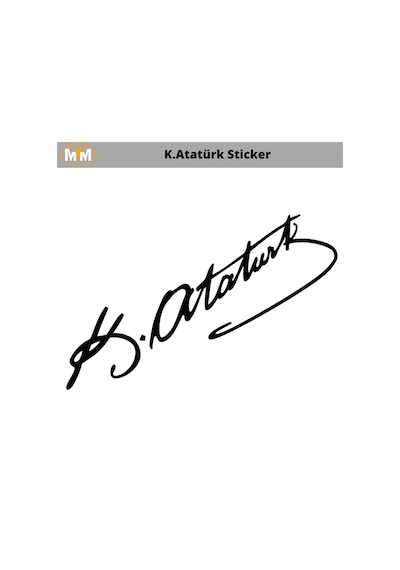 Kemal Atatürk Oto Sticker (282335454)