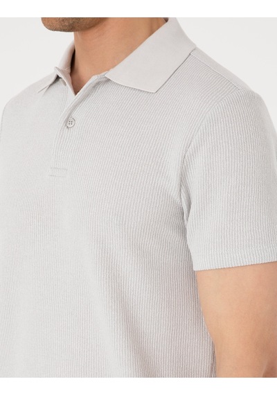 Pierre Cardin Erkek Gri Tişört 50310171-vr024 Gri