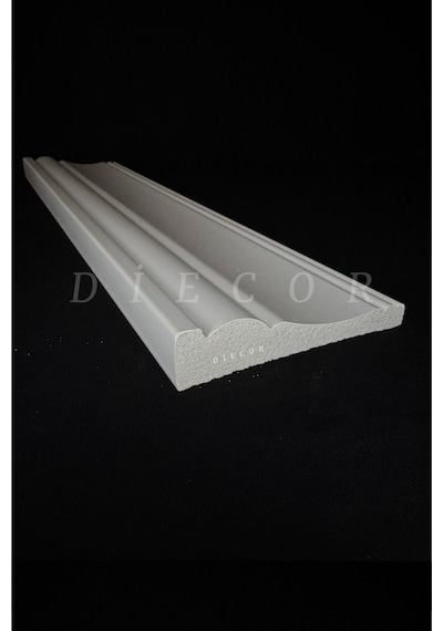 Diecor Dekoratif Boyanabilir 25 Adet 9 Cm Polistren Süpürgelik Model:xa140