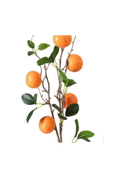 Mudo Home Mandalina Dal Çiçek 75 Cm Turuncu