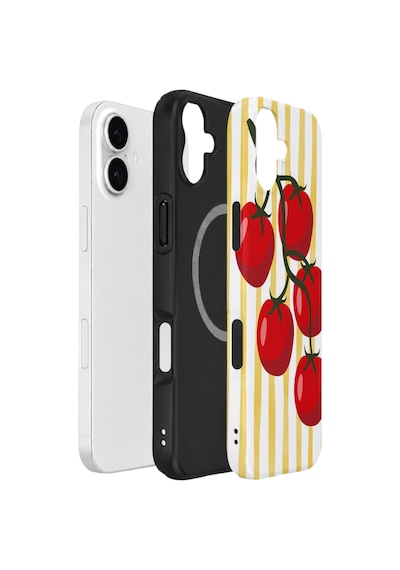 iPhone Uyumlu16 Plus Valestra Çift Katmanlı Magsafe Kılıf Corna