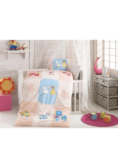 Kristal by Taç Bebek Nevresim Takımı Play Time Mint