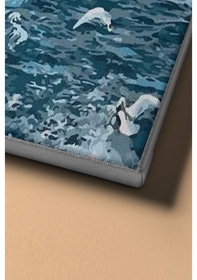Webstyle Sayılarla Boyama Seti Kasnaklı Ortaköy'de Yelkenli 40 X 50 Cm