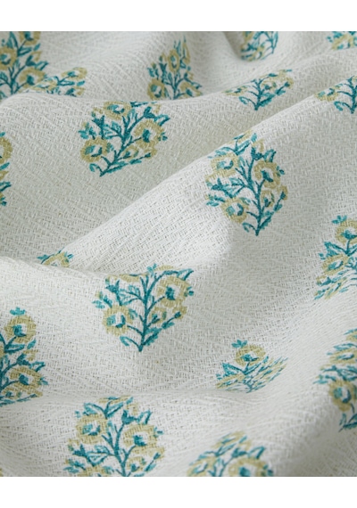 English Home Green Harmony Baskılı Pamuklu Çift Kişilik Pike 200x220 Cm Yeşil Yeşil