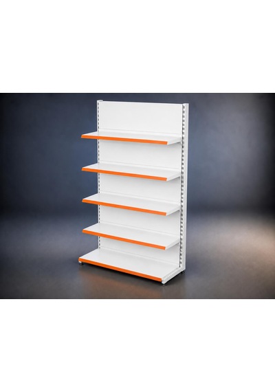 Market Rafı Ekonomik Tekli Bazasız Duvar Ünitesi- 40a/30 4 - H:220 Cm Beyaz-40x60 Cm