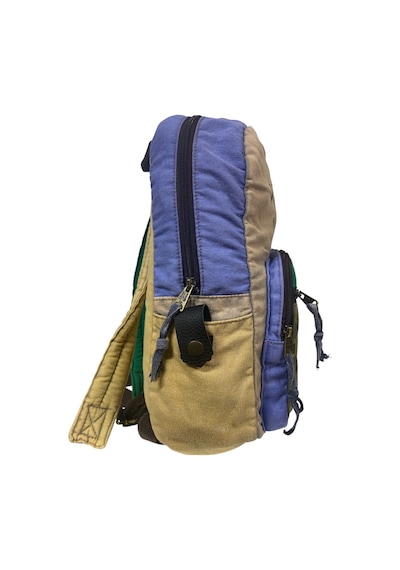 Old Cotton Cargo Kaliteli Renkli Vintage Disayn Günlük Sırt Gezi Okul Seyahat Çantası 31 Cm X 41 Cm Haki