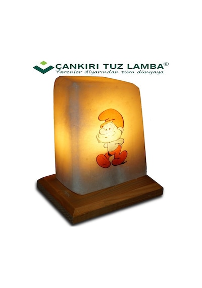 Çankırı Tuz Lamba'dan Şirin Baba Baskılı Tuz Lambası