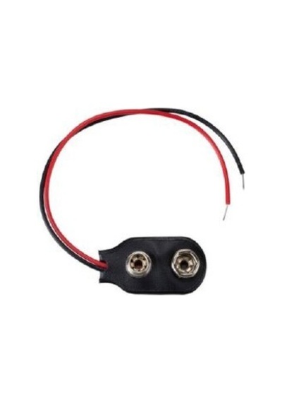 Robotiko 9V Pil Başlığı - Kablolu , 9V Pil Soketi