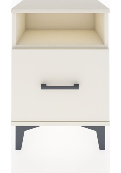 Arges Komodin Tek Raflı 2 Çekmeceli 44x30x64 Aytaşı-aytaşı Aytaşı