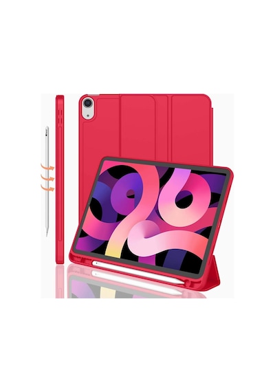 Apple Uyumlu iPad, Air 11inç M2 2024 Kılıf Kalem Bölmeli Smart Case A2902 A2903 A2904