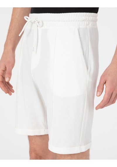 Pierre Cardin Ekru Regular Fit Örme Şort 50310567 Vr019