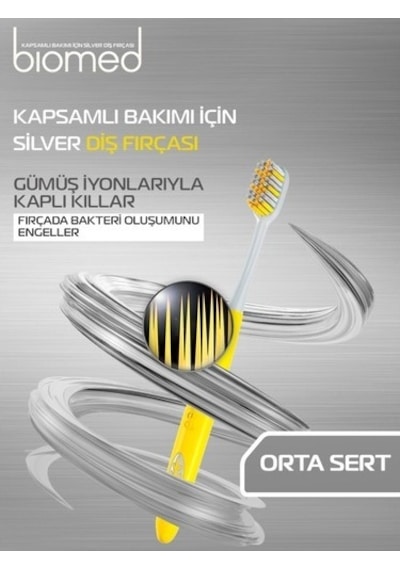 Biomed Silver Diş Fırçası Orta