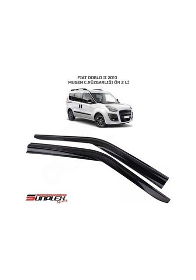 Cam Rüzgarlığı Sunplex Fiat Doblo 2 2010 Sonrası 2li
