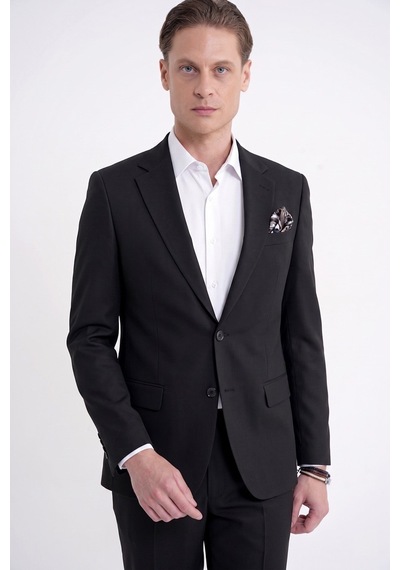 Efor Slim Fit Mono Yaka %97 Tencel Kumaş Çift Yırtmaç Esnek Lacivert Takım Elbise Tk 941