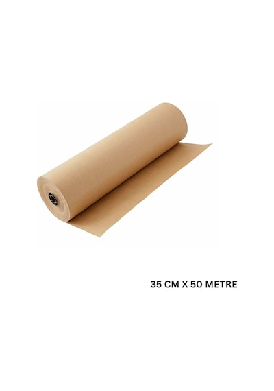 Kraft Rulo Ambalaj Kağıdı, Çeyiz, Hediye Paketleme, Çiçek Buket, Dıy Kağıdı, 80 Gr - 35cm X 50 Metre
