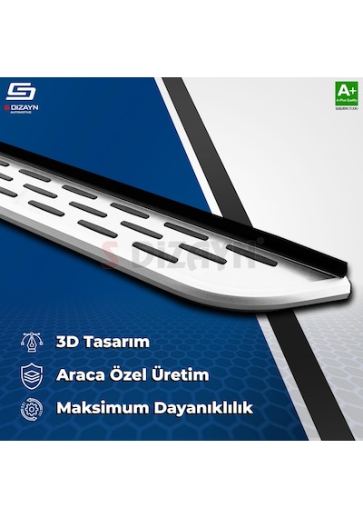 S-dizayn Hyundai Tucson 3 Oem Still Proline V1 Aluminyum Yan Basamak 173 Cm 2015-2020