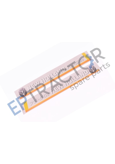 New Holland 75-56s Yan Yazı Takımı Kaporta Etiketi Sağ - Sol Kaput Sticker Seti Sarı Tip