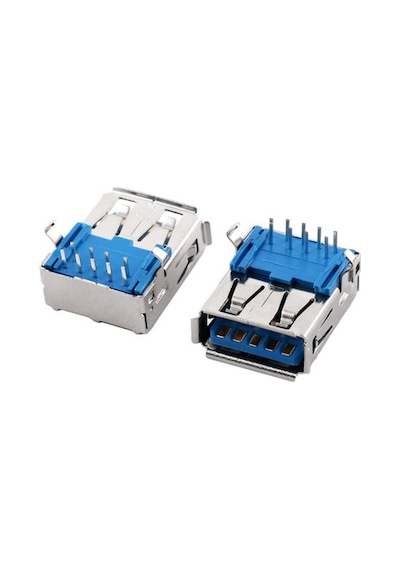 Usb 3.0 Dişi Konnektör 9 Pin Pcb Şase Dişi Usb Soket