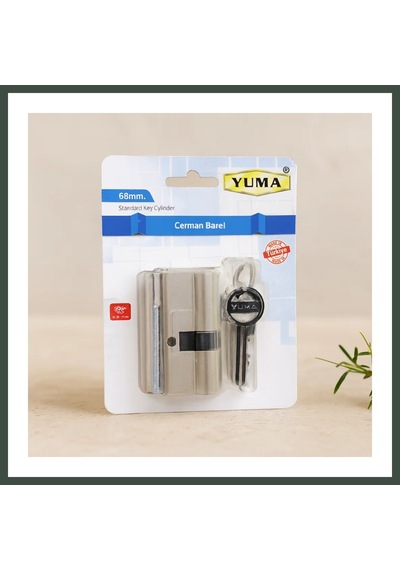 Bezos 68 Mm Silindir Barel Nikel Saten - 3 Anahtarlı Nhr