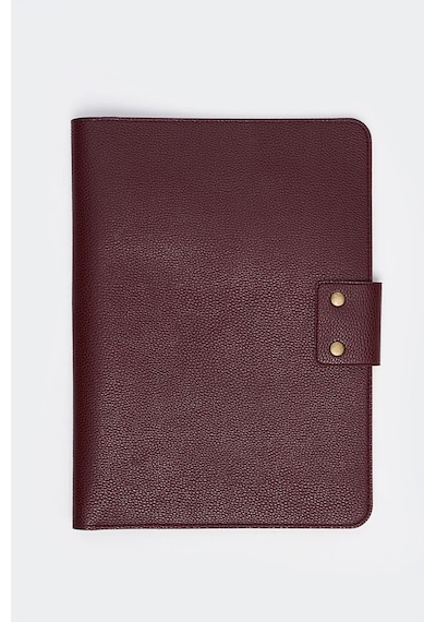 Necati Çanta Apple Uyumlu MacBook Air Pro 13-14 Inç Organizer Evrak & Laptop & Tablet Çantası - Bordo Bordo