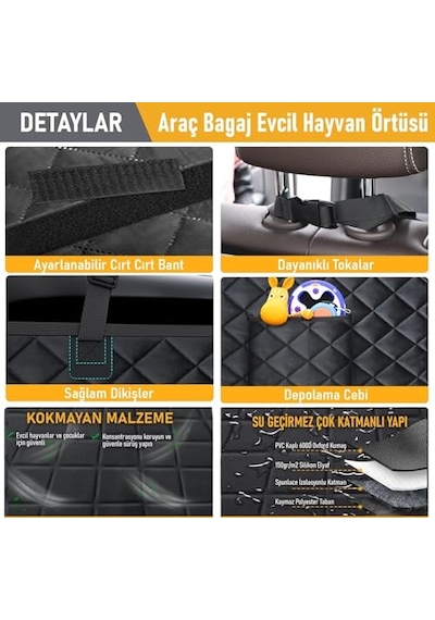 Ayrex Haegs Araç Bagaj Örtüsü, Evcil Hayvan Köpek Bagaj Koruma Kılıfı - Suv, Sedan, Pickup Panelvan Bagaj Havuzu Genel Ayrex Haegs Araç Bagaj Örtüsü, Evcil Hayvan Köpek Bagaj Koruma Kılıfı - Suv, Sedan, Pickup Panelvan Bagaj Havuzu Genel