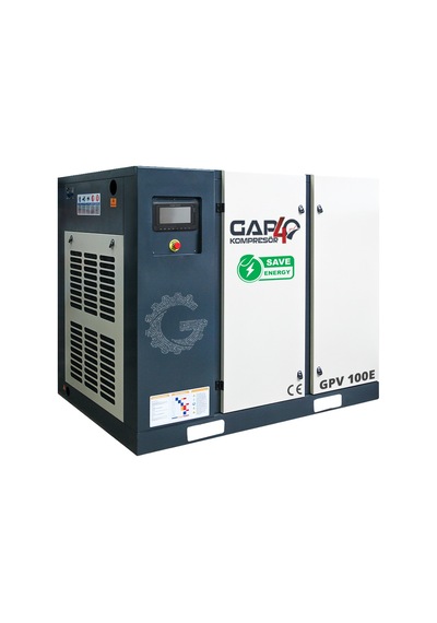 İnventörlü Vidalı Hava Kompresörü 100 Hp Tek Makine