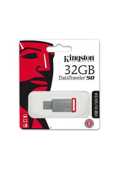 Kingston DataTraveler 50 DT50 32 GB Usb 3.1 Flash Bellek