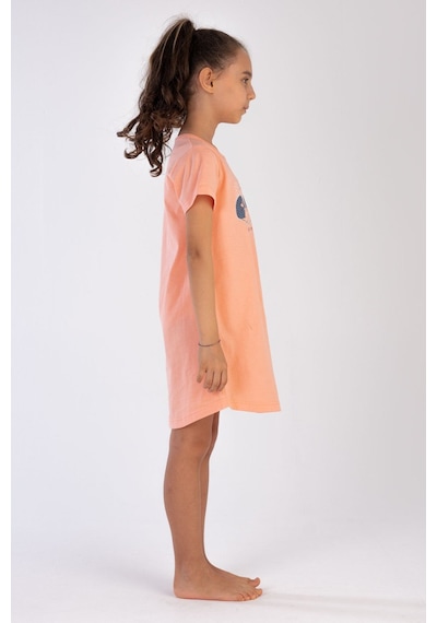 Vienetta Yake Store Kız Cocuk P.suprem O Yaka Kısa Kol Etegı Oval Tunık 11-12/15-16 - 14-1419tcx Pembe