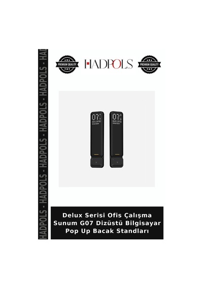 Delux Serisi Ofis Çalışma Sunum G07 Dizüstü Bilgisayar Pop Up Bacak Standları