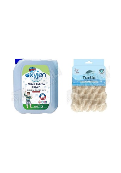 Bingo Çamaşır Suyu 4 Lt + Turtle Havlu 2'li Set Diğer