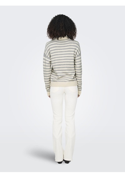 Only Bayan Polo Yaka Sweatshirt 15356689 Bej