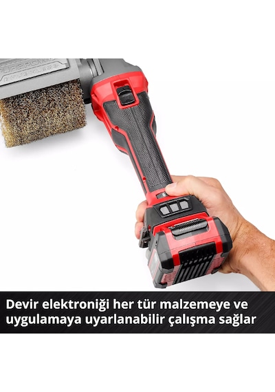 Einhell TP-BR 18/32 Li Bl - Solo, Akülü Zımpara Rulosu Tek Akülü 4 Ah + Şarj Cihazlı
