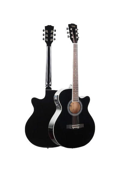 Midex Xc-300xbk-amp Profesyonel Amfili Siyah Elektro Akustik Gitar