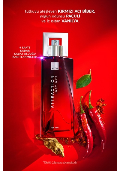 Attraction Instinct Erkek Parfüm Edt 75 Ml. İkili Paket Odunsu