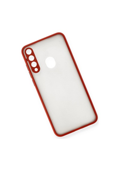 Huawei Y6p Kılıf Montreal Silikon Kapak - Kırmız 70878 Kırmızı