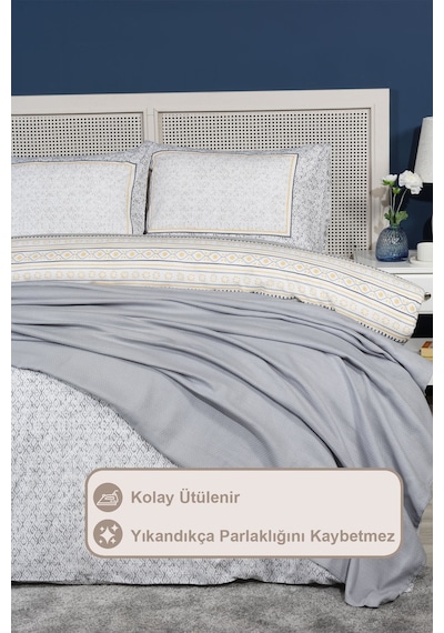 Elart Yeni Evim Pike Çift Kişilik Gri