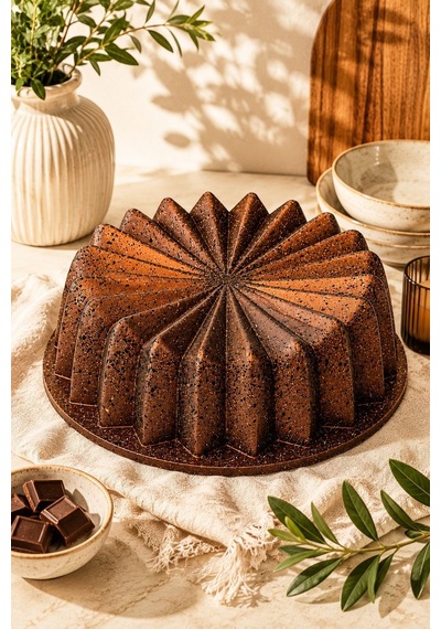 Star Yıldız Tart Kalıbı Kahverengi-5627