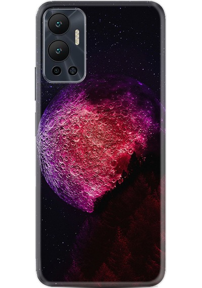 Infinix Hot 12 Kılıf Silikon Desen Özel Seri Kızıl Gezegen 1624