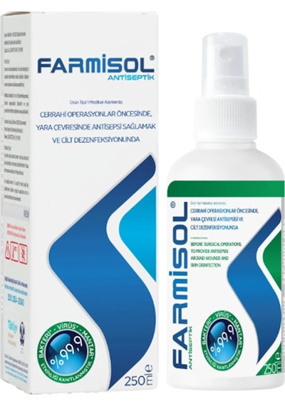 Farmisol Antiseptik Cerrahi El Yıkama Dezenfektanı 250 ML