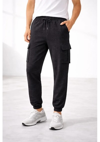 Efnaz Style Erkek Jogger Eşofman Altı Regular Fit , Kargo Cepli, Lastikli Paça, Günlük Spor Pantolon - Füme Efnaz Style Erkek Jogger Eşofman Altı Regular Fit , Kargo Cepli, Lastikli Paça, Günlük Spor Pantolon - Füme