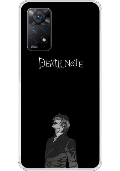 Xiaomi Redmi Note 11 Pro Uyumlu Şeffaf Kılıf Death Note 1 Tasarımlı