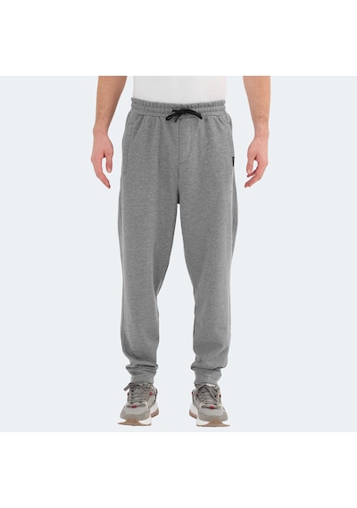 Slazenger NAVDEEP Erkek Cepli Dar Paça Koyu Gri Eşofman Altı