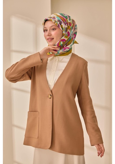 Silk Home Aura Eşarp 140004-06 Yağ Yeşili, Fuşya, Mint, Yeşil
